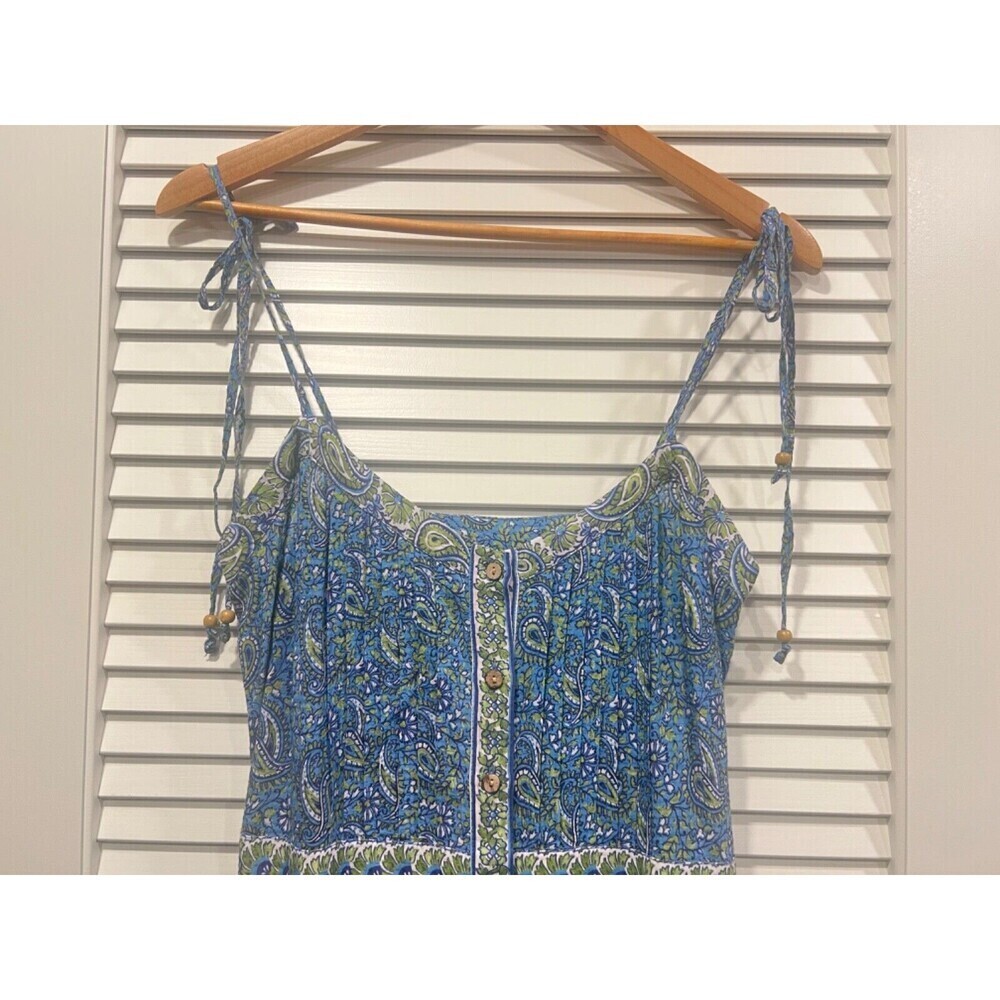 Veronica Beard Windansea Paisley Maxi Dress Blue Electric Multi Size XS NWT - Picture 6 of 13